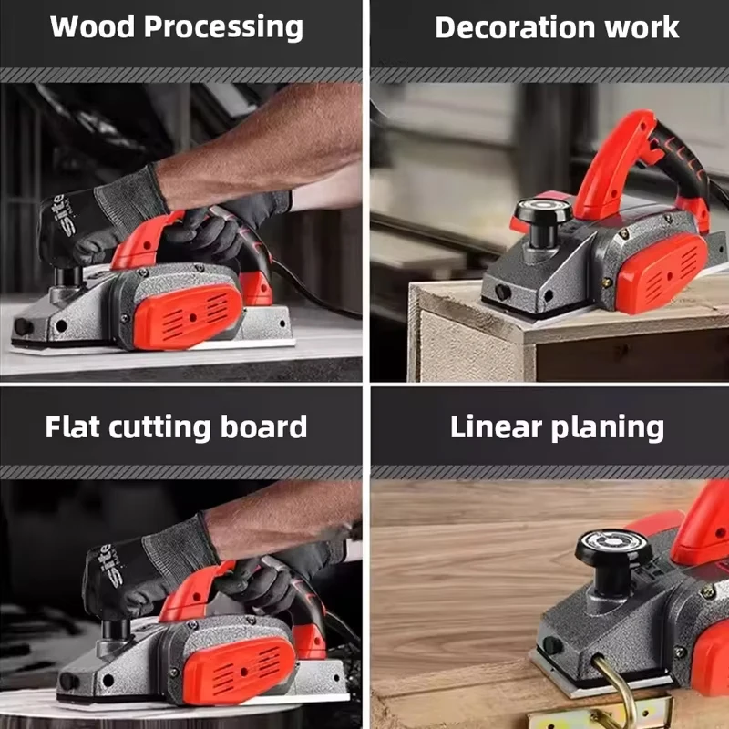 220V Woodworking Electric Planer Multifunctional Planer Small High Power Electric Router Trimmer Wood Milling Engraving Slotting