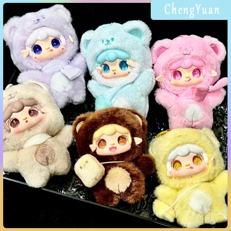 

10cm New Yooki V4 Take A Bite Of Bear Series Vinyl Mini Blind Box Cute Decor Collection Figurine Kid Bestie Girl New Year Gift
