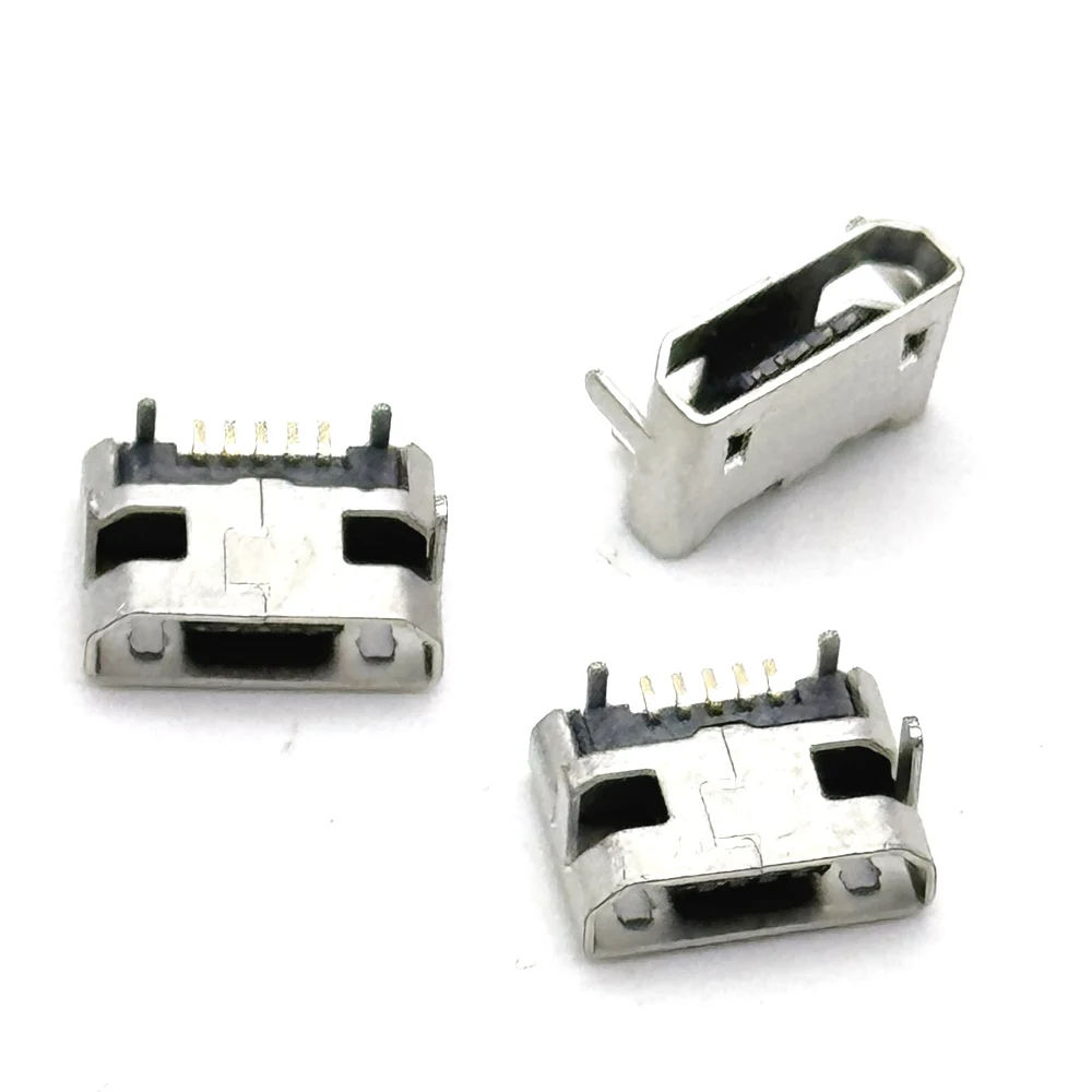 5Pin Micro USB Female Connector Port Jack Solder Plug SMD SMT Android Phone Data Charging Socket USB DIY Repair Adapter