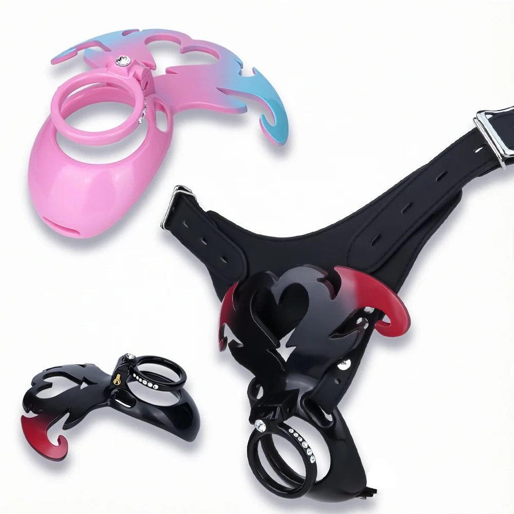 GBAR Wearable Chastity Cage Cock Cage With Chastity Belt Penis Bondage Device Penis Lock BDSM Sex Toys For Men Intimate Play