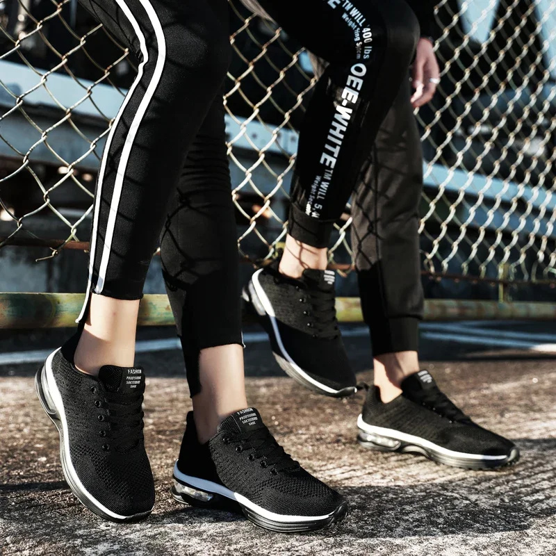 أحذية رياضية للجري بالهواء الأحمر للرجال والنساء قابلة للتنفس وخفيفة الوزن وكبيرة الحجم 47 أحذية رياضية للرجال في الهواء الطلق للجري #6