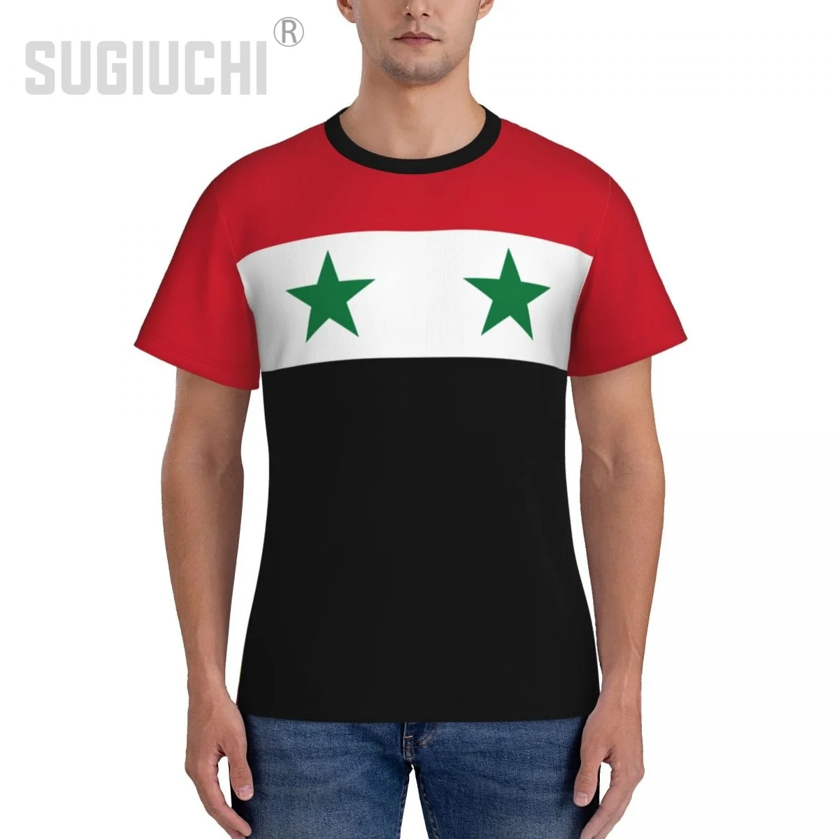 Sports T-shirt Syria Flag Syrians 3D For Men Women Tees Clothes Soccer Football Fans Gift Patriotic T shirt