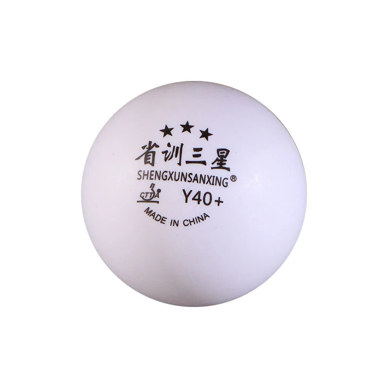 High Level 3 Star Table Tennis Balls Y40+ CTTA Approved ABS Plastic Ping Pong Balls for Professional Team Training