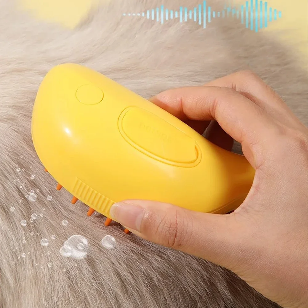 Cat steam brush, steam dog brush, electric spray, cat hair brush, massage, pet him