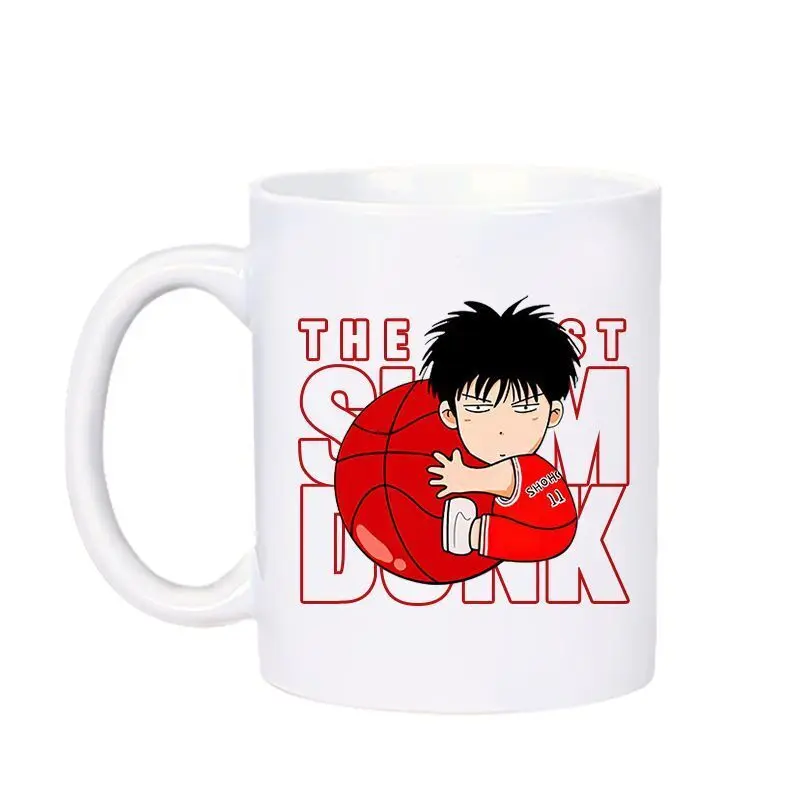 Slam Dunk Cartoon Peripheral Sakuragi Hanamichi Rukawa Kaede Mitsui Hisashi Mug Ceramic Cute Cup Anime Coffee Cup Gift Wholesale