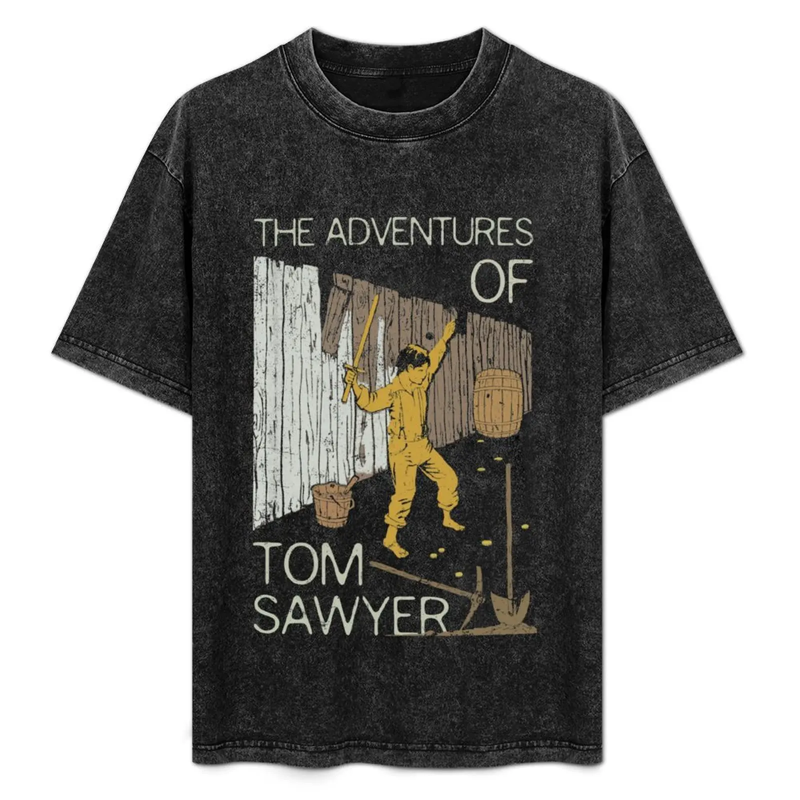 

Books Collection: Tom Sawyer T-Shirt Plus Size Summer Short Sleeve T-Shirt