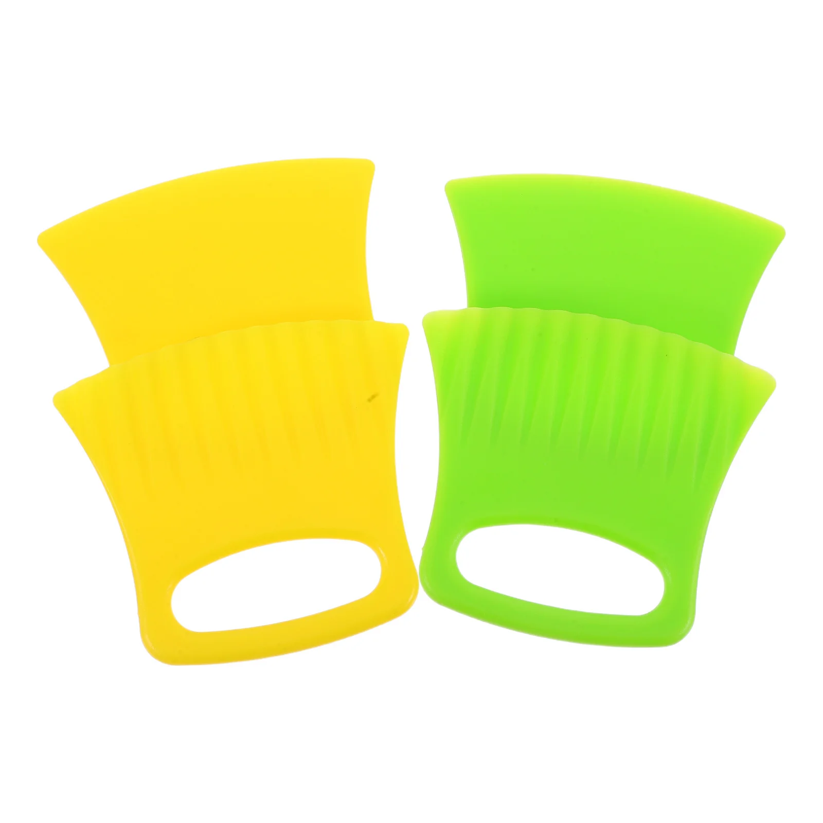 

4pcs Potato Cutting Knife Anti-Slip Handle Straight Wavy Blades For Carrot Tomato Cucumber Slicing Chopping Vegetable Fruit