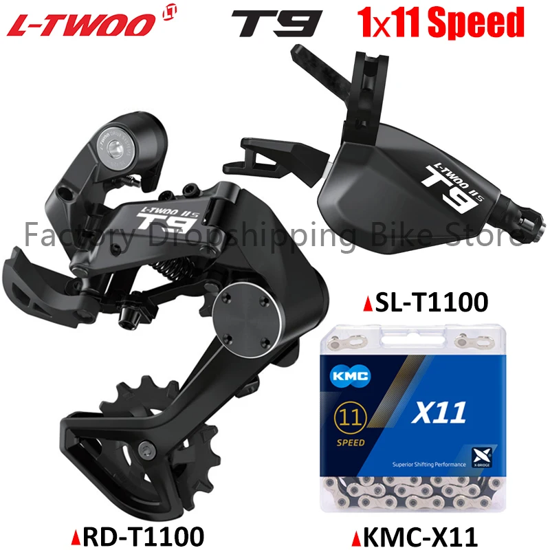 LTWOO T9 1x11 Speed MTB Kits 11V Damping System Rear Derailleur SUNSHINE 42T/46T/50T Cassette X11 Chains Bicycle Parts