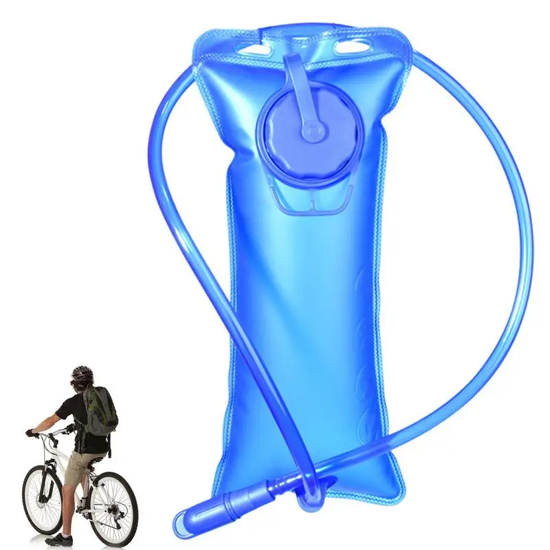 

Outdoor Cycling Water Bag MTB Racing Leakproof Water Bags Soft Foldable Bike Hydration Bladder 2L Waterbag For Camping Hiking