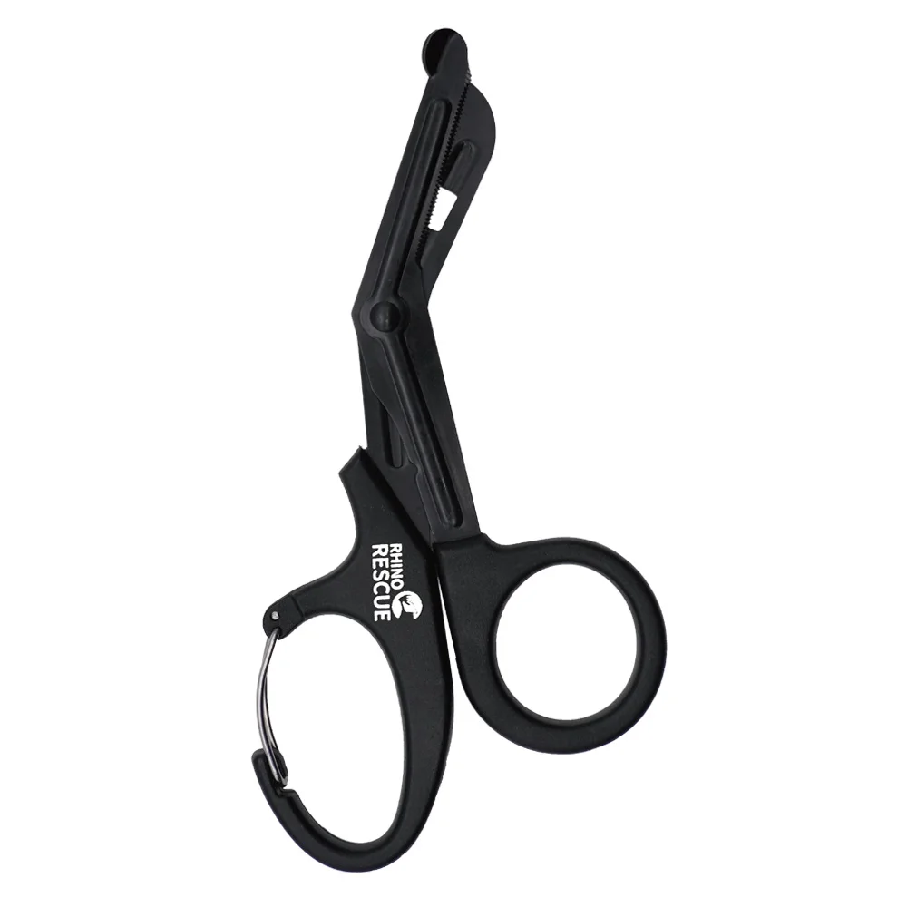 Rhino Rescue Emergency Medical Scissors Trauma Shears with Carabiner 19cm Bandage Shears With Bandage Scissors