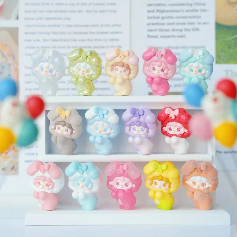 ของแท้ Yooki Candy Boom Series Kawaii Mini Blind กระเป๋าน่ารัก Mini ถั่วโต๊ะตกแต่ง Mystery กล่องของขวัญที่กําหนดเองสําหรับสาวของเล่น