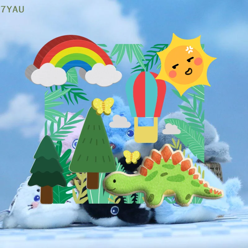 1Pcs Sea Animal Toy Stuffed Animal Fish Bag Pendant 12CM Cartoon Super Soft Seal Whale Dolphin Plush Keychain Kids Birthday Gift