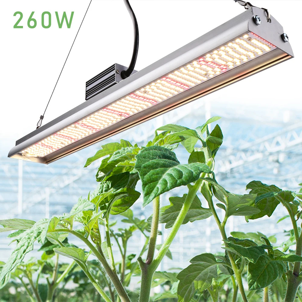 barra de luz led de espectro completo barraca interna hidroponia de jardim branco quente agricultura vertical 260w 01