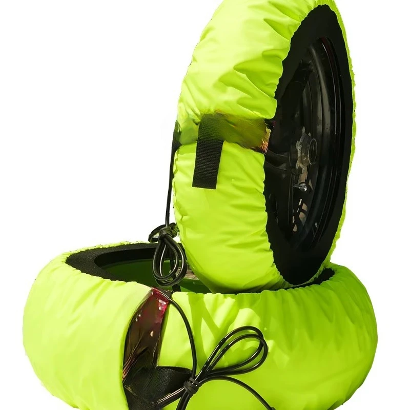 

Zuimi High-end MADE In ITALY SUPERSPORT Yellow Motorcycle Tire Tyre Warmers 120/70/17 190/60/17 Best Reliable Top Quality 110V 1