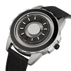 EUTOUR Original Magnetic Concept Quartz Sports Luxury Minimalist Waterproof Men's Watch With Fashionable Canvas Strap