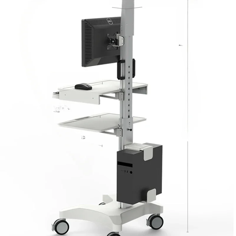 

Floor-to-ceiling mobile cart Lifting and standing office Computer keyboard Mouse Host holder H1