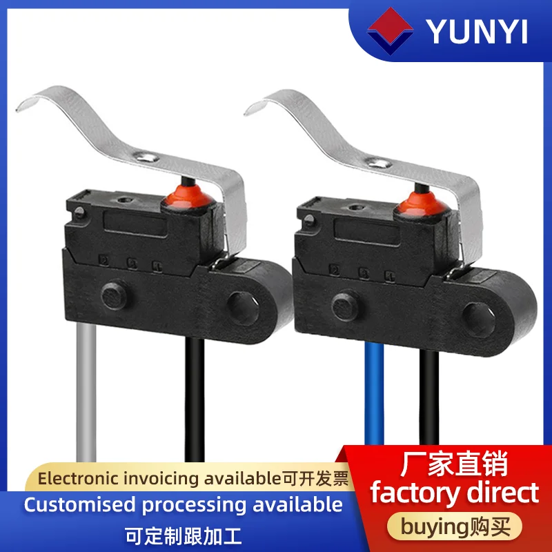 

1 шт. IP67 водонепроницаемый микропереключатель 14,7 мм, рычаг позиционирующей колонки, 3 сварочных штифтов, используемые для стиральной машины с центральным замком двери автомобиля