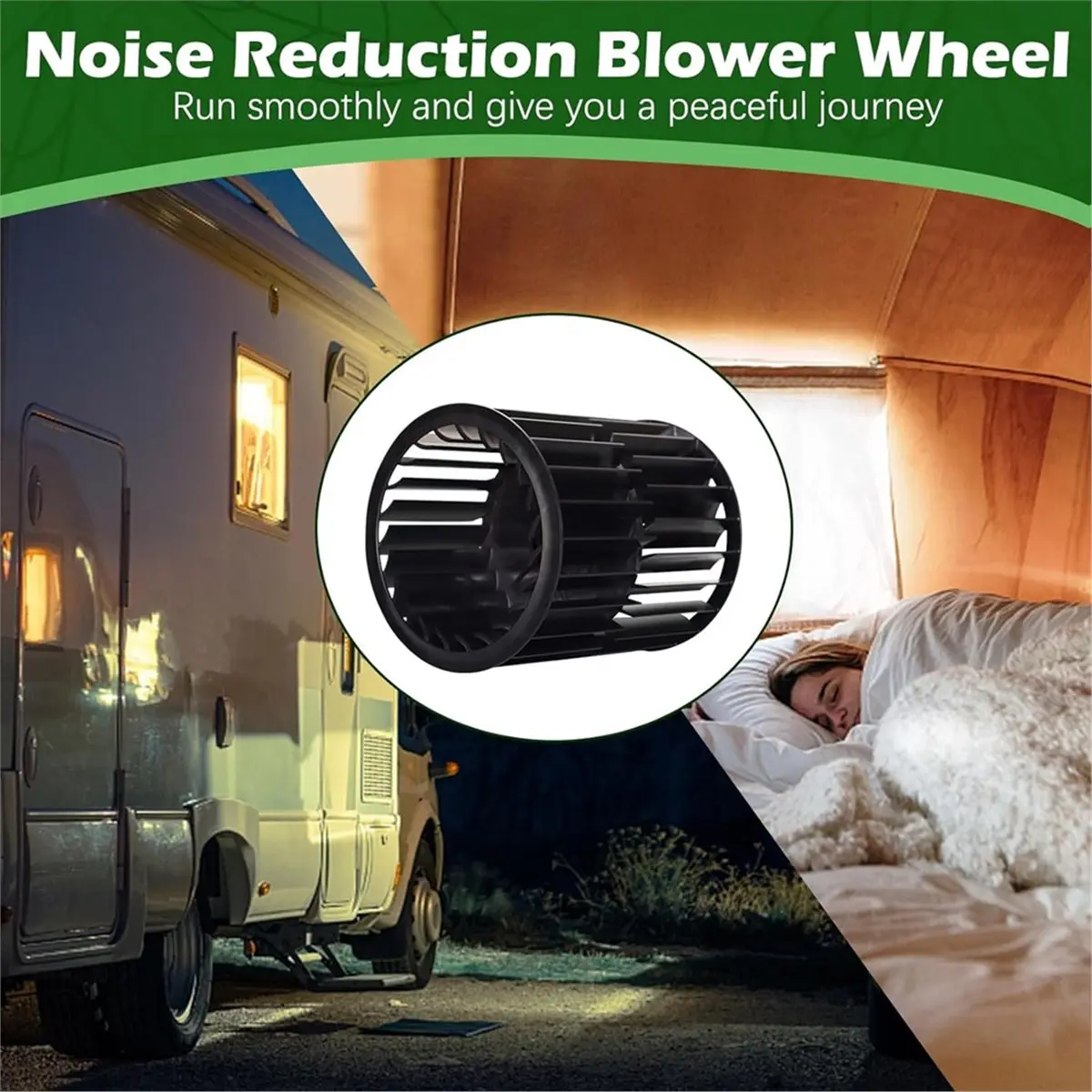 T722C◐◆◀♥Upgraded 1472A1191 Wheel Package Blower for ,RV Air Conditioner Blower Wheel for Mach RV AC Fan Parts 【Buy Now】