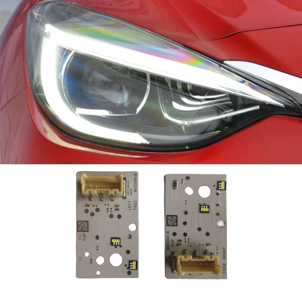 B010391-B B010390-B Headlight Led Boards Daytime Running Light For Infiniti Q30 QX30 Super Bright Angel Eye DRL Lightsoure Chips