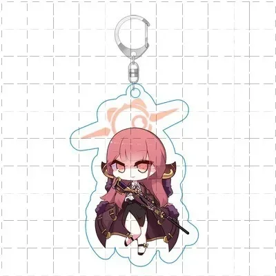 Azitani Hifumi hayase yuuka Koyuki Kurosaki Anime Sunaokami Shiroko Takanashi Hoshino Portachiavi Bambola Acrilico Portachiavi Ciondolo Regalo