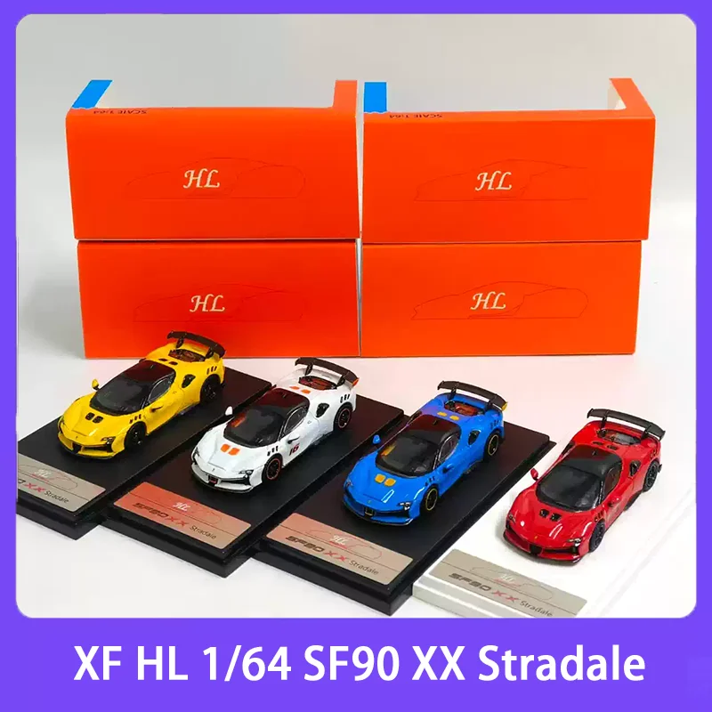 

XF HL 1/64 SF90 XX Stradale Super Sports Car with Hard Top Alloy Car Model Adult Classic Collection Display Gift Souvenir Toy