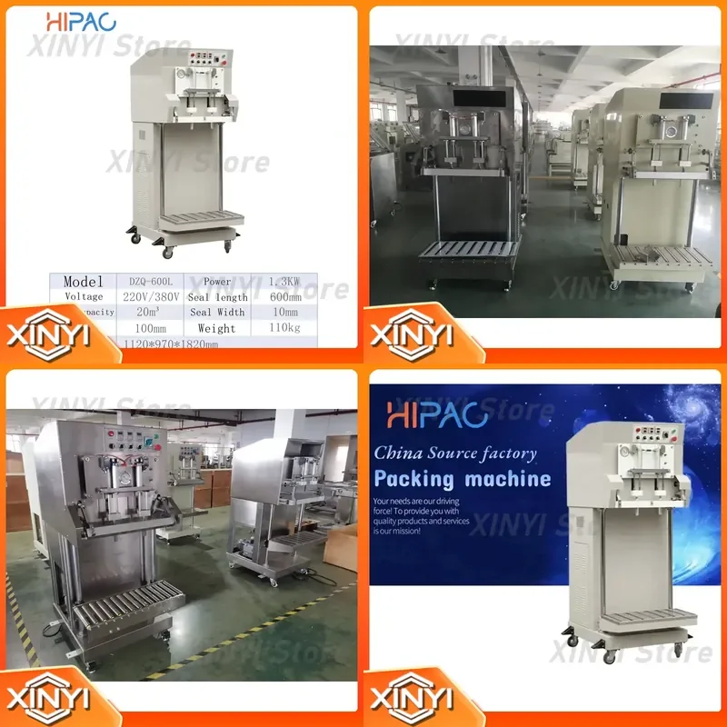 for HIPAC DZQ600L Vertical Vacuum Sealer Multifunctional External Vacuum Packaging Machine for Large Bags