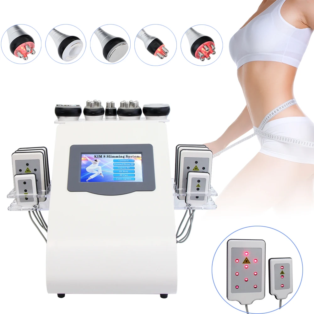 

6In1Cavitation Multifunctional Fat-reducing Machine Ultrasound Vacuum Fat Loss Device Wrinkle-removing Slimming KIM8 Body Beauty