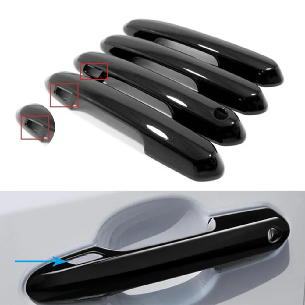 

Black ABS Door Handle Catch Cover Trim For Toyota Highlander 2020- 2025 For Rav4 Replacement Car Accessories