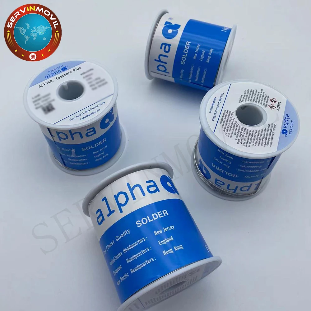 Imagem -03 - Alpha Hf850 Tin Fio de Chumbo Derreter Rosin Núcleo Solda Solda Rolo de Fio para Faça Você Mesmo Halogênio Livre Limpo Cored 1kg