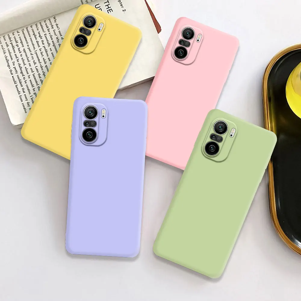 For Xiaomi Poco F3 Case Fashion Soft Silicone TPU Back Cover For Xiaomi Poco F3 Phone Cases For Redmi K40 Pro Fundas Coque