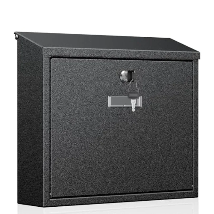 

Wall Mount Mailbox for Outside Large ing Mailbox with Security Mail Box Postbox for House Safe Key Drop Case Steel Cash Drop Ca