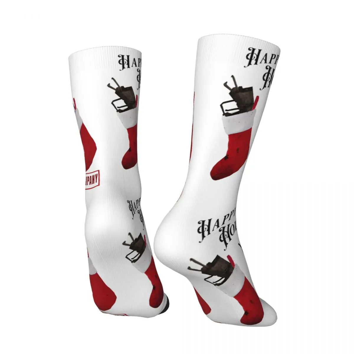 Funny Crazy compression Sock Sock for Men Hip Hop Vintage L-Lethal Company Happy Seamless Pattern Printed Boys Crew Sock Casual