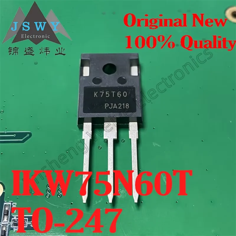 

(5/50pcs) IKW75N60T K75T60 TO-247 IGBT Transistor 600V75A Brand New Original Stock Quick Shipping