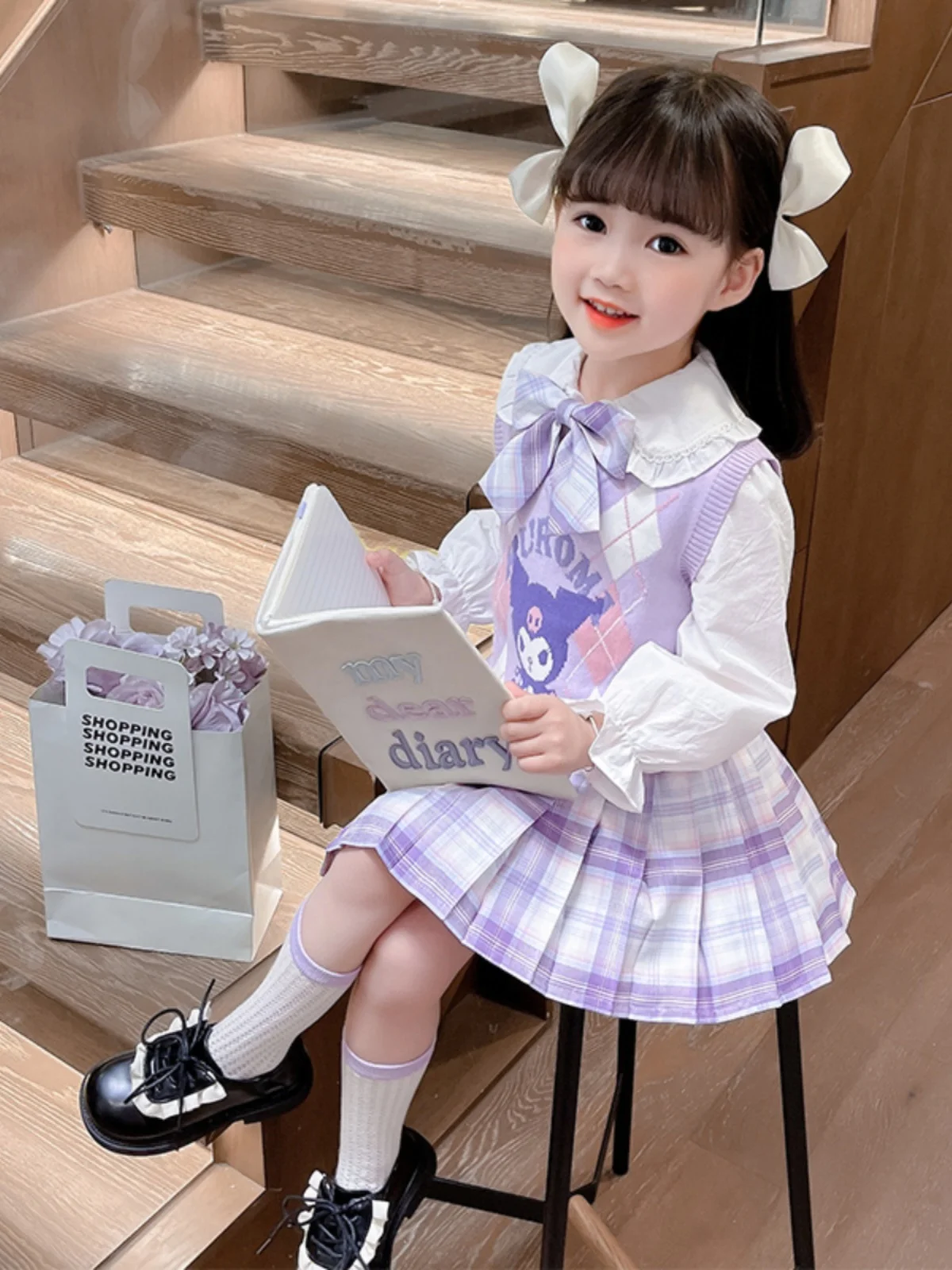 

Весенний модный крутой школьный комплект для девочек, комплект футболок, юбка ort Sve, топ для маленьких девочек, детская одежда