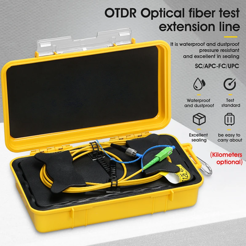 

OTDR Fiber Tester SC/APC-FC/UPCTest Extension Cable Fiber Jumper Box 500M 1000M 2000M