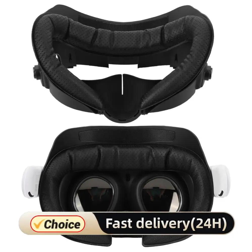 

Подушка для лица для Meta Quest 3, сменная подушка из пенопласта, защита от протечек, легкая подушечка для носа, масштабируемая расширенная крышка для лица для Quest 3, аксессуары