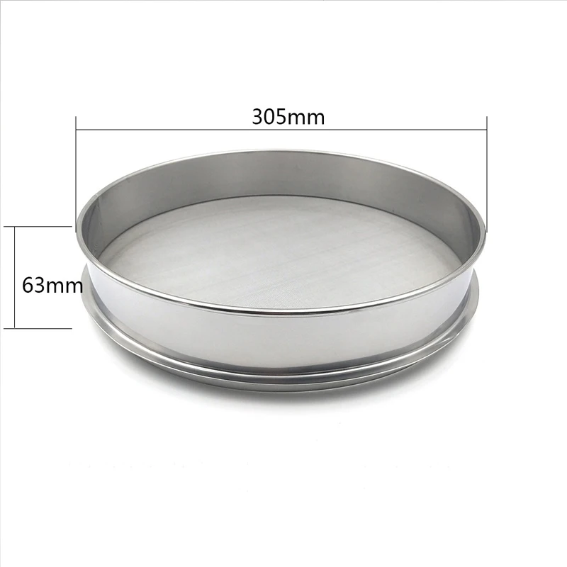 منخل دقيق من الفولاذ المقاوم للصدأ 304 60 شبكة سميكة من أدوات خبز السمسم عقد شاشات متناهية الصغر ملحقات المطبخ