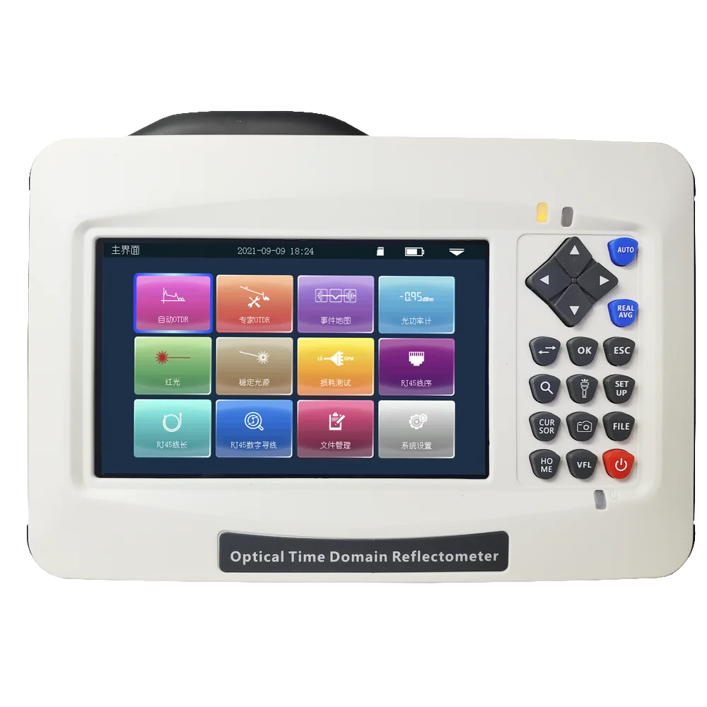 [Grandway Recommend] FHO3000L 8 In 1 Multifunction Mini OTDR OPM+OLS+RJ45 Event Map Touch Screen