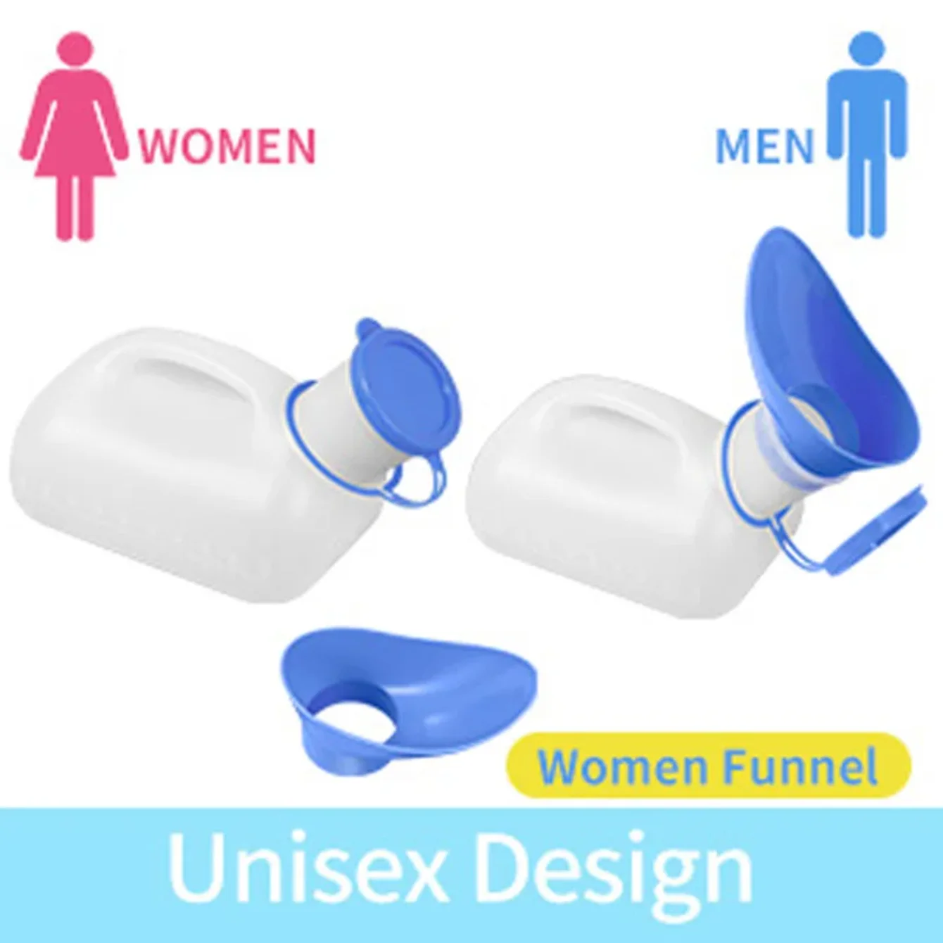 1000ml Urinal Can Be Used By Both Men And Women For Outdoor Camping Plastic Urinal Portable Toilet Thickened Reusable