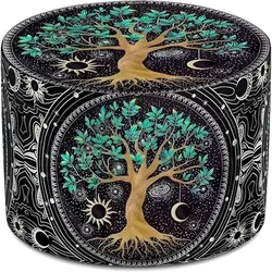 40 Mm Metal Herb Grinder Boho Tree of Life 4 Layer Herbal Tobacco Grinders  Smoking Accessories