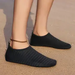 Zapatillas antideslizantes de secado rápido para hombre y mujer, calcetines de natación y buceo, Sandalia de playa acuática de verano, zapatos planos para la playa