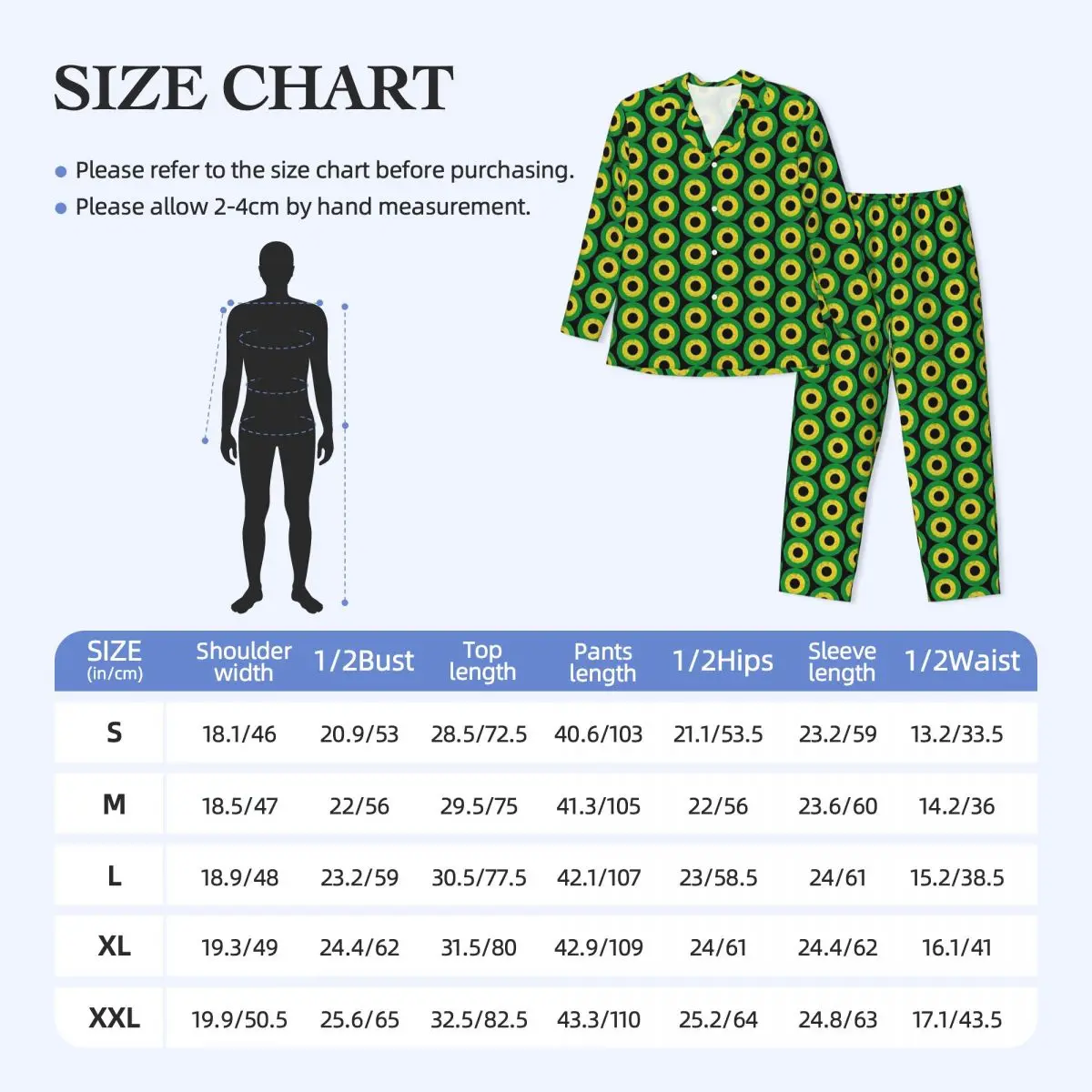 Jamaican Flag Roundel Air Force Pajamas Male Fashion Room Sleepwear Spring 2 Pieces Retro Oversized Design Pajama Sets