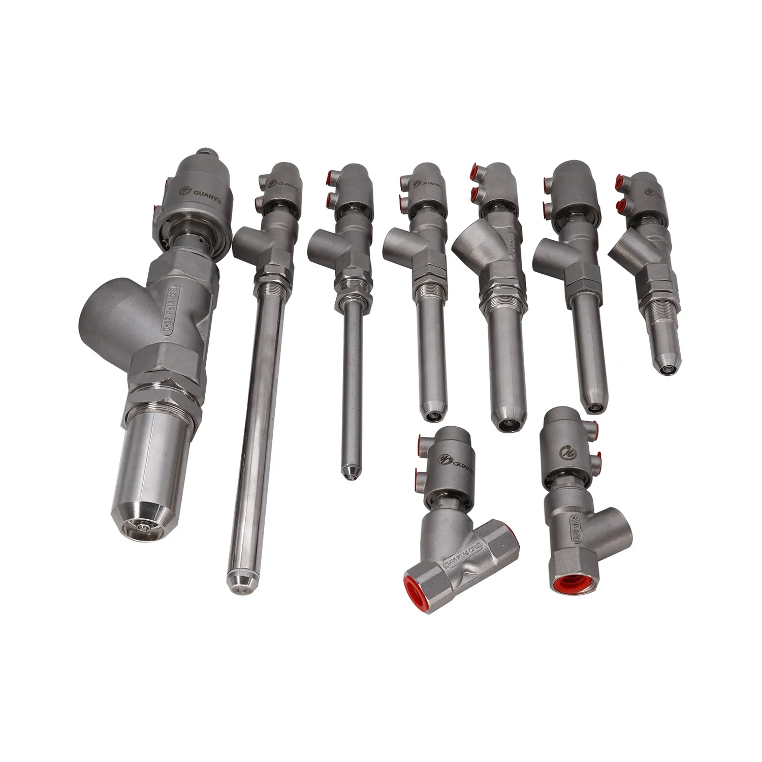 Imagem -06 - Anti-gotejamento Pneumático Descarga Bocal Enchimento Válvula Máquina Aço Inoxidável Dn25 g1 Haste de Extensão