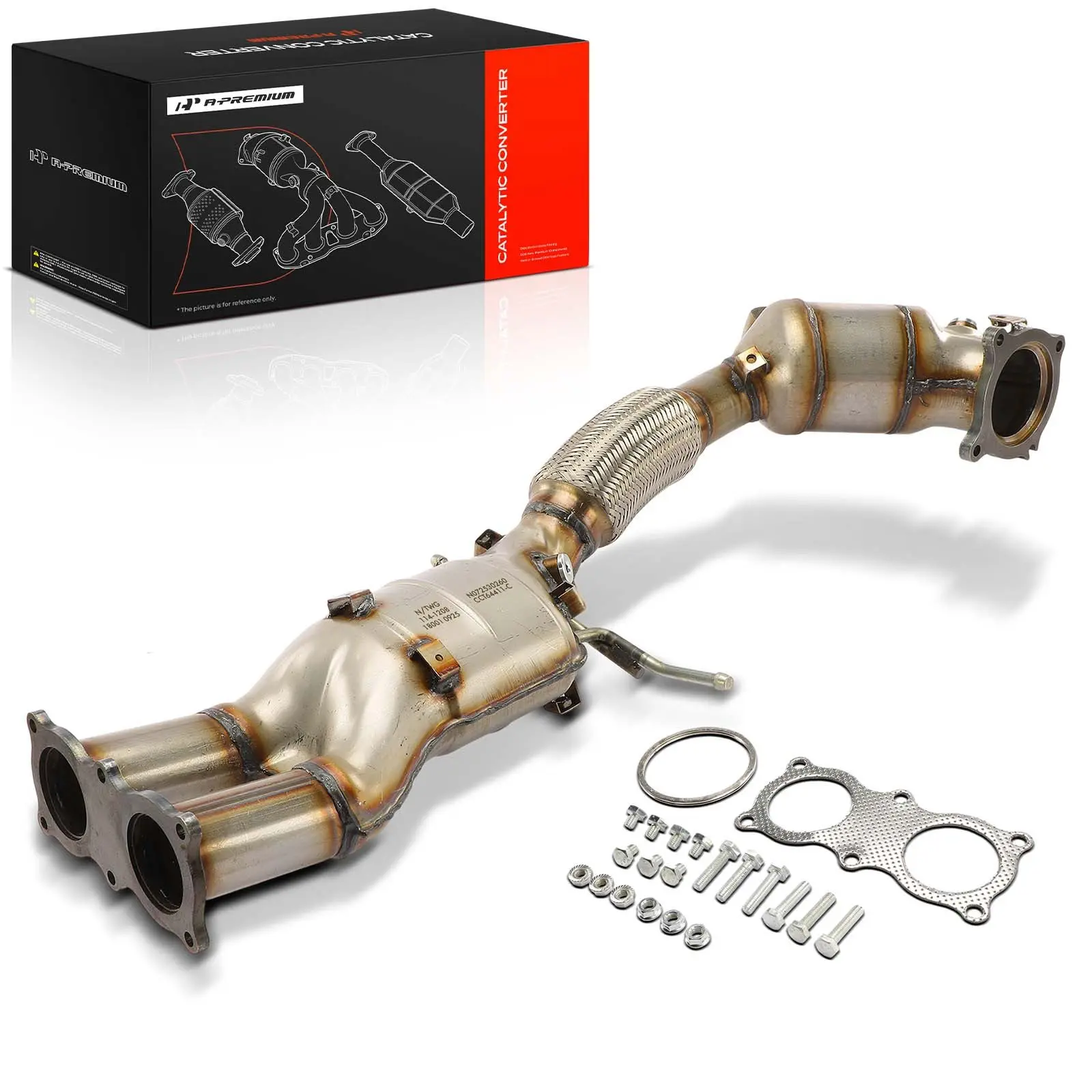 A-Premium Catalytic Converter for Volvo XC60 2010-2016 S60 2011-2016 XC70 2009-2015 S80 2008-2015