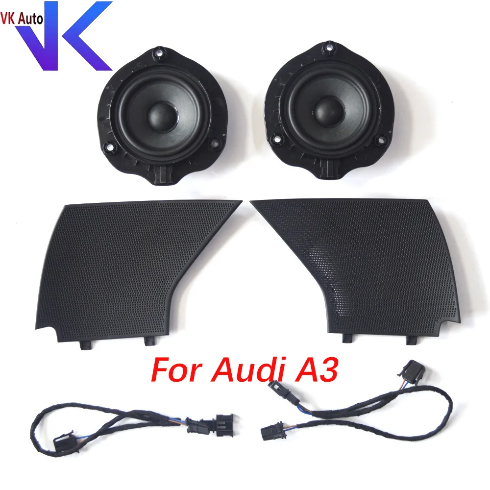 For Audi A3 8V Upgrade front door midrange speaker kit 8V3 035 409A 8V3035410A
