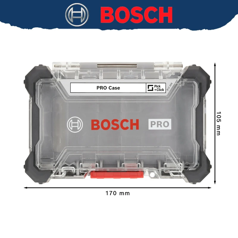 BOSCH 2608522363 Attachment Storage Box Screwdriver Storage Portable Plastics High Hardness Bosch Professional Empty Box