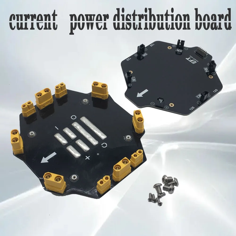 A Plant protection rack distribution board V4,four axis six axis EFT E410S E416S E610S E616S  for drone frame 6S 12S PDB