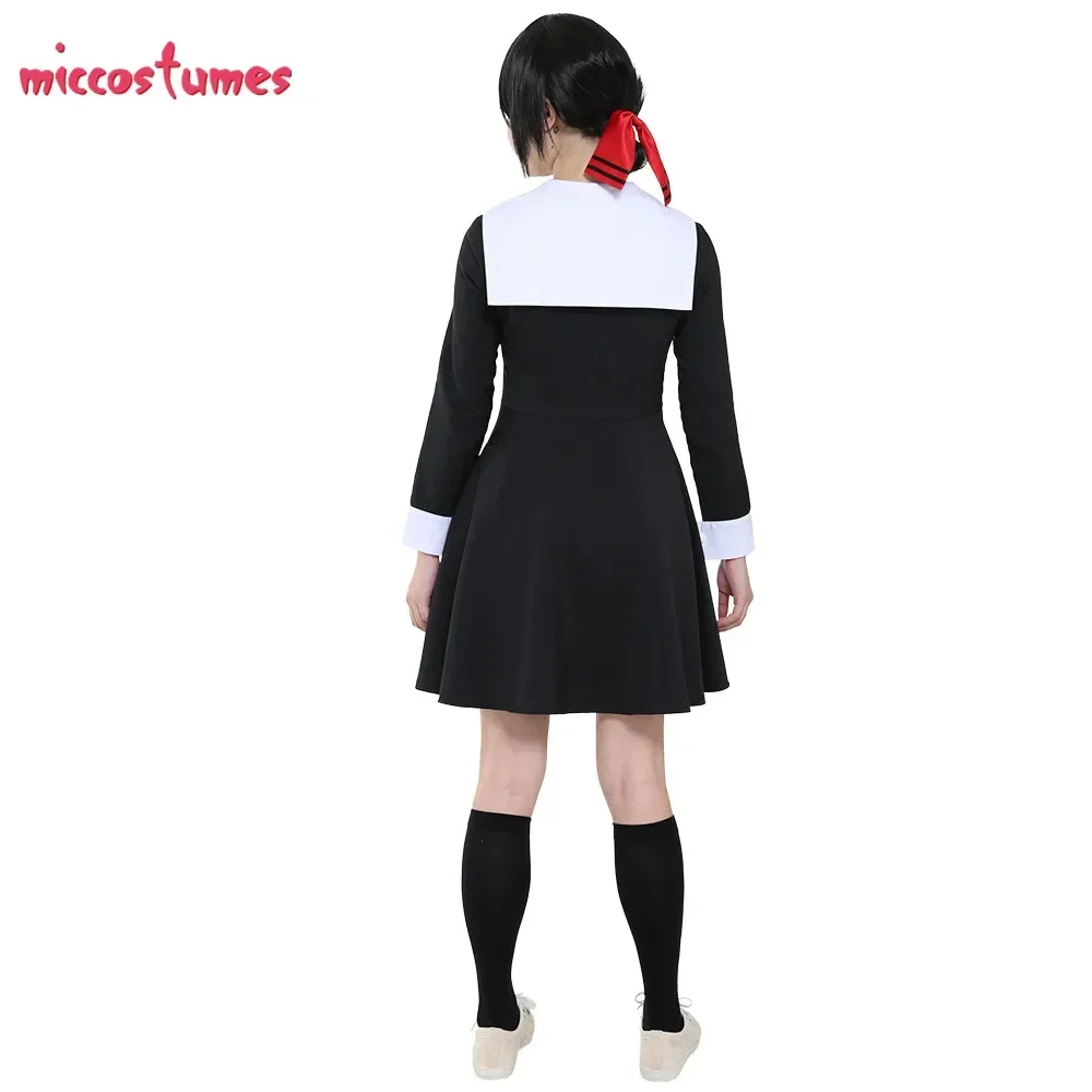 Miccostumes Women's Kaguya Cosplay Costume School Uniform Dress