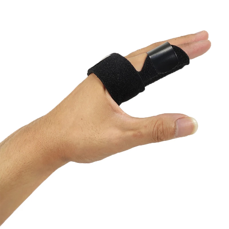 **1PCS Adjustable Finger Splint Brace Trigger Finger Support Fracture Fix Pain Relief