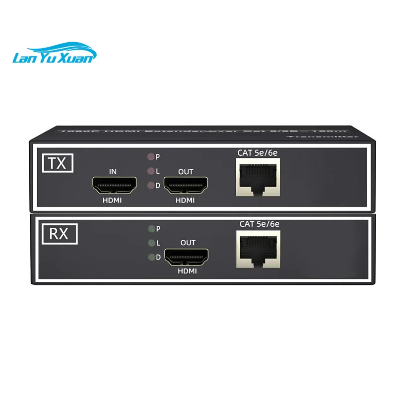 1080P HDMI Extender With Loopout 150m Over CAT5e 6 7 Ethernet Cable HD Video Extender Support 1 to 1 Transmission